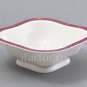 Салатник 2 порц. квадр. Сетка-Блюз Молодежная