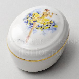 Туалетная коробочка Фея беззаботности Овальная