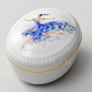 Туалетная коробочка Фея резвости Овальная