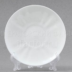 Блюдце Гвоздика Белый н/к