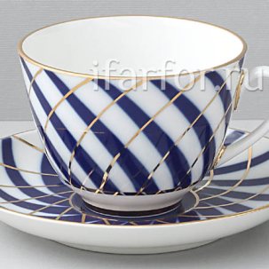 Чашка с блюдцем чайный Тодес 1/2 Весенняя