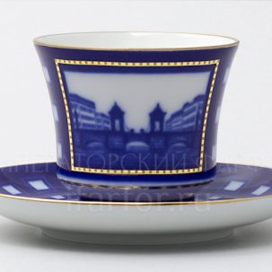 Чашка с блюдцем чайная Старо-Калинкин мост 1/2 Банкетная