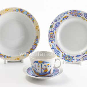 Комплект детский четырёхпредметный Морские путешествия 1/4 Молодежная