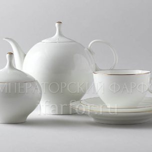 Сервиз чайный Золотая лента 6/20 Яблочко