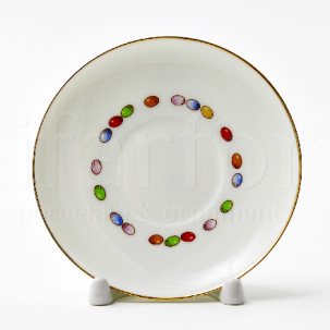 Блюдце кофейное Пасха и Кулич Ландыш