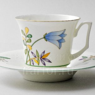 Чашка с блюдцем чайная Июньская палитра 1/2 Юлия