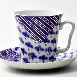 Бокал с блюдцем чайный Окинава Ленинградский