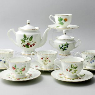 Сервиз чайный Цветы и ягоды 6/14 Айседора
