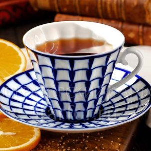 Чашка с блюдцем чайная Классик 1/2 Лучистая