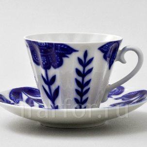 Чашка с блюдцем чайная Летний вечер 1/2 Лучистая