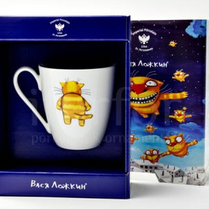 Бокал в подарочной коробке Вася Ложкин. Уйду я от вас Вариации