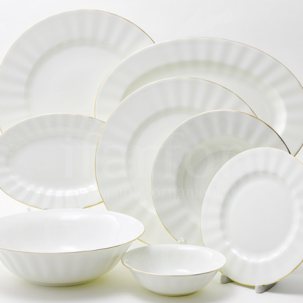 Сервиз столовый Золотая лента 6/24 Нега