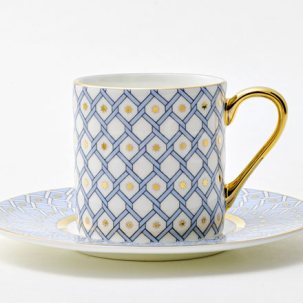 Чашка с блюдцем кофейная Азур 1 1/2 Идиллия