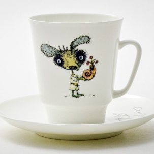 Чашка с блюдцем кофейная Фитюлька 1/2 Майская