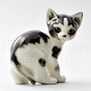 Скульптура Кошка Пятнистая