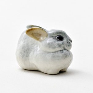 Скульптура Кролик Серый
