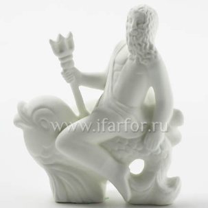 Скульптура Нептун Без росписи 117 мм.