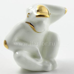 Скульптура Обезьяна (з.з.) Золотой