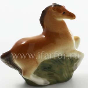 Скульптура Сувенирная лошадка Рыжий