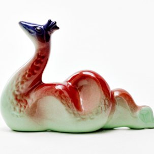 Скульптура Королева змей Зеленая загадка