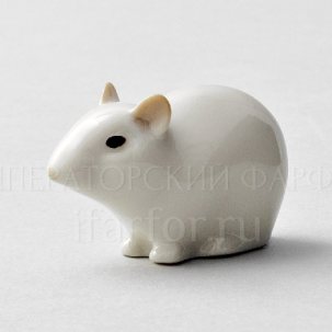 Скульптура Мышь-малютка N1 Альбинос