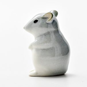 Скульптура Мышь-малютка N2 Серая