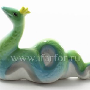 Скульптура Королева змей Зеленая