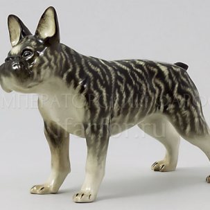 Скульптура Французский бульдог Серый