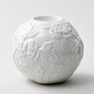 Подсвечник Цветочный рельеф Круглый