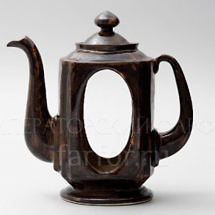 Подсвечник Чайник-фонарь черно-ржавый Чайник-фонарь