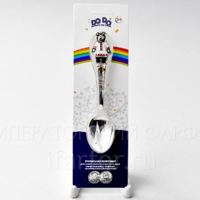 Ложка детская Миша Тактильная