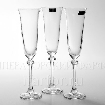 Набор фужеров для шампанского Прозрачный 6/6 ALEXANDRA