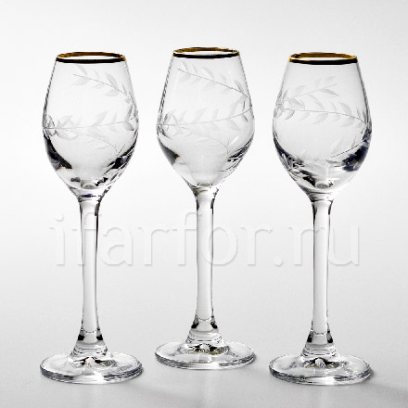 Набор рюмок для водки «Золотой» 6/6
