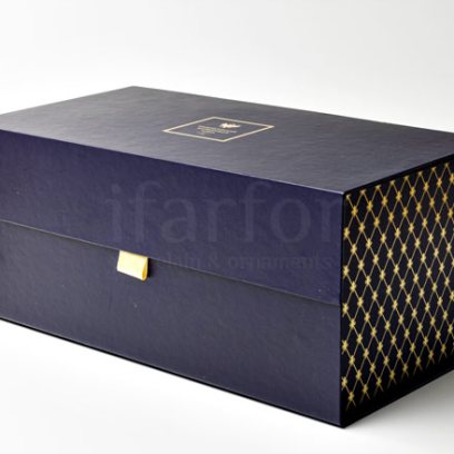 Подарочная упаковка Синий Короб на магнитах