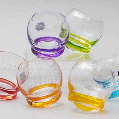 Набор стопок для водки Арлекино 6/6 Crazy Кристалекс