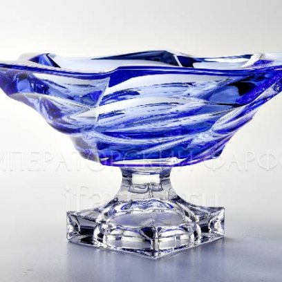 Ваза для фруктов на ножке «Синий»