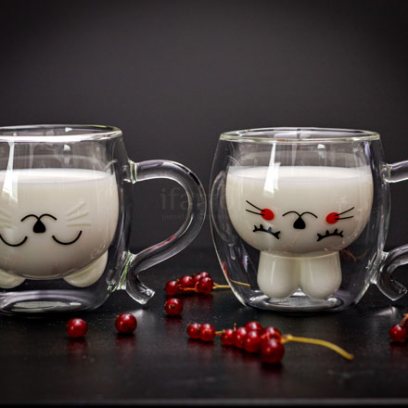 Набор кружек с двойным стеклом «Animals» 2/2