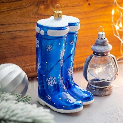 Елочная игрушка Счастливые сапожки