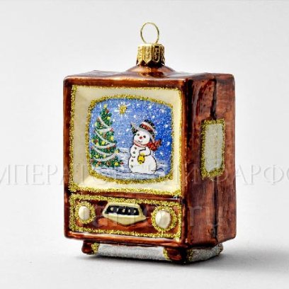 Елочная игрушка «Ретро Техника. Телевизор»