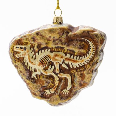 Елочная игрушка Скелет динозавра