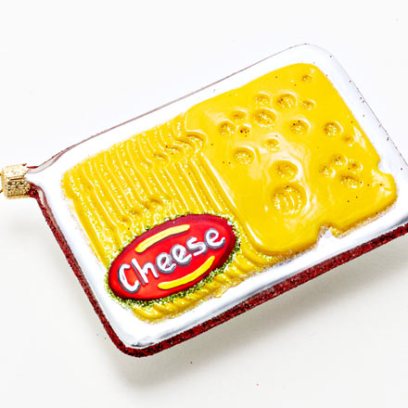 Елочная игрушка «Упаковка с сыром»
