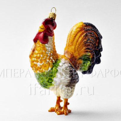 Елочная игрушка Петух