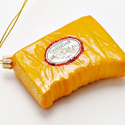 Елочная игрушка «Сыр Cheddar»