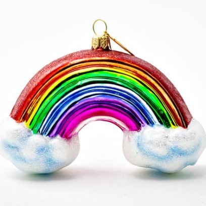 Елочная игрушка Радуга