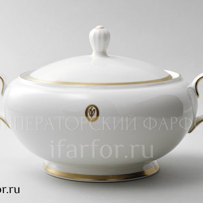 Супница «Магнифик бежевый» Форма: La Maison. Костяной фарфор