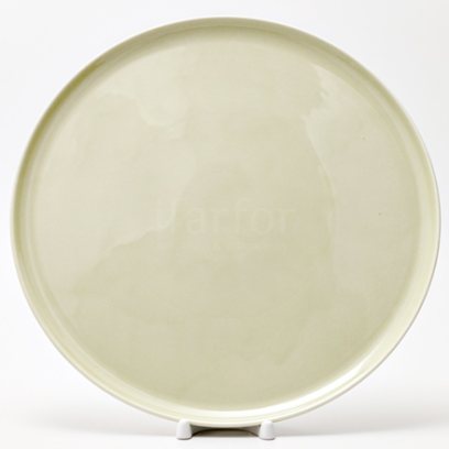 Блюдо для пиццы «Акварель (бежевый)»