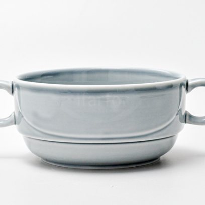 Чашка бульонная «Акварель (темно-серый)»