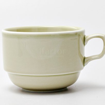 Чашка чайная Акварель (бежевый) Браво