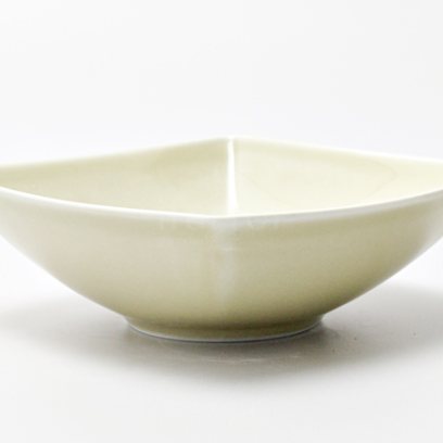 Салатник квадратный «Акварель (бежевый)»