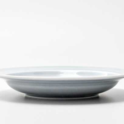 Тарелка глубокая Акварель (светло-серый)